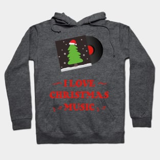 Xmas Vinyl Cover | Christmas Tree Ornaments Hoodie